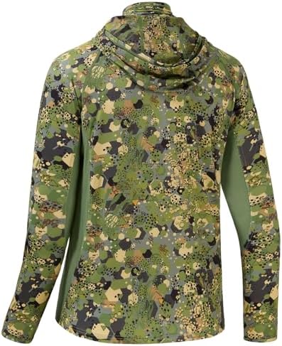 BASSDASH Men's UPF 50+ Camo Long Sleeve Hunting Fishing Hoodie Shirt - Image 4