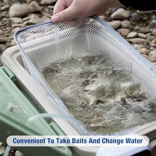 Ghosthorn 11/15QT Cooler Live Bait Bucket with 4000mAh Rechargeable Aerator - Image 6