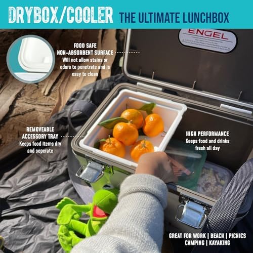 Engel UC7 7.5qt Leak-Proof, Air Tight, Drybox Cooler and Small Hard Shell Lunchbox for Men and Women - Image 2