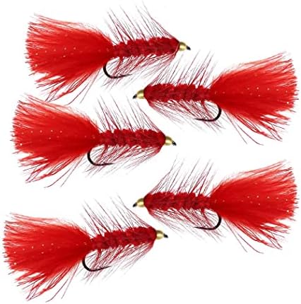 10Pcs Wooly Bugger Fly Fishing Flies for Trout, Bass and Salmon-Streamer Assortment Wet Flies - Image 4