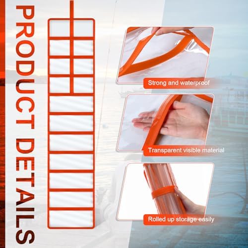 Soulchen 2 Pcs Roll Up Fishing Lure Wraps Bag Set, Orange - Image 3