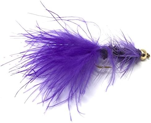Feeder Creek Woolly Bugger Fly Fishing Flies 12pc Fly Fishing Assortment | Handmade Wet Flies for Fly Fishing in Various Patterns/Colors | Streamer Flies by FeederCreek