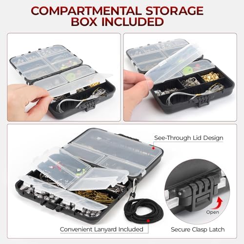 MadBite by KastKing Compact Fishing Tackle Kit for Bass Trout Panfish - Image 3
