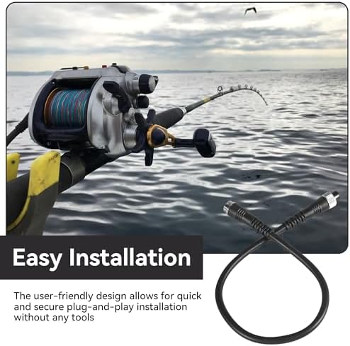 1.5FT Rust-Proof Electric Fishing Reel Battery Power Cable | Compatible with Daiwa Tanacom, Seaborg, Leobritz, BeastMaster & Shimano Reels | Super Air Cord for BM, LB, Prof, PrB, ProS Models - Image 5