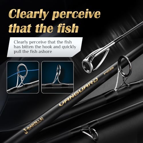 Carbon Surf Spinning Fishing Rod, Ultra-Light High-Sensitivity Graphite Pole, Saltwater/Onshore 3/4 Pieces Surf Fishing12ft 13ft 14ft 15ft Rod - Image 4