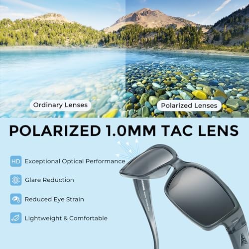 KastKing Skidaway Polarized Sport Sunglasses for Men and Women, Wrap Design - Image 4