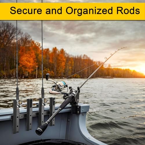 GearTrust Fishing Rod Holders, 4 Rod Holder for Boat Golf Cart & Garage - Image 5