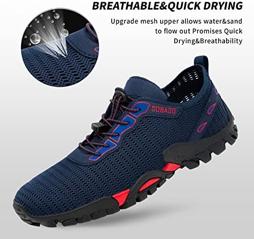 SOBASO Water Shoes Women Men Quick Drying Swim Beach Aqua Shoes for Water Sport Diving Hiking Sailing Travel - Image 3