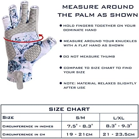 KastKing La Sal UPF50+ Fingerless Fishing Gloves, Men and Women - Image 6