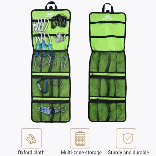 Lixada Climbing Quickdraw Hanging Storage Bag Climbing Gear Organizer Bag Small Tools Organizer Pouch - Image 2