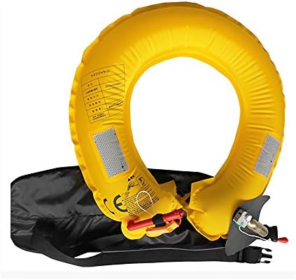 Top Safety Life Belt Pack with Whistle - Manual Inflatable Slim Waist Belt Life Vest Preserver PFD for Boating Fishing Sailing Kayaking Surfing Paddling Rafting Swimming - Adjustable Life Saving Vest - Image 3