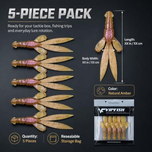 5.5" Creature Bait Soft Plastic Fishing Lures - Image 5