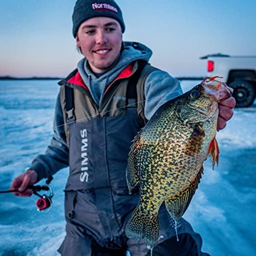 Northland Fishing Tackle Impulse Rigged Tungsten Bloodworm Jig for Ice Fishing Panfish, Assorted Sizes and Colors - Image 3