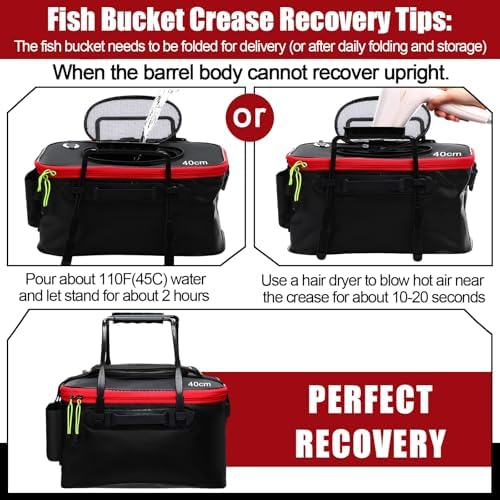 2 Pcs Fishing Bucket and Live Bait Aerator - Image 5