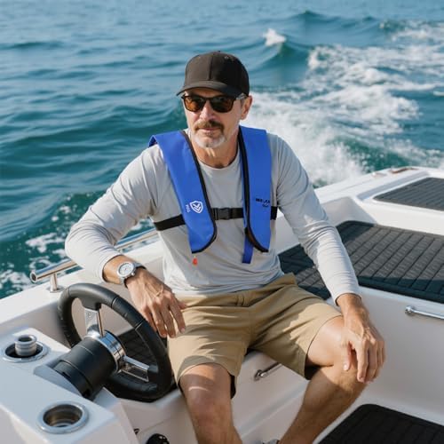 Automatic/Manual Inflatable Life Jacket for Adults | Water Sports - Image 5
