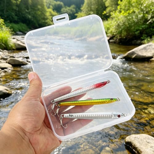 Jigs Fishing Lures Lead Spoons: Saltwater Fishing Micro Jigging Bait with Ultra-Sharp Hooks for Bass Tuna Salmon Grouper - Image 7