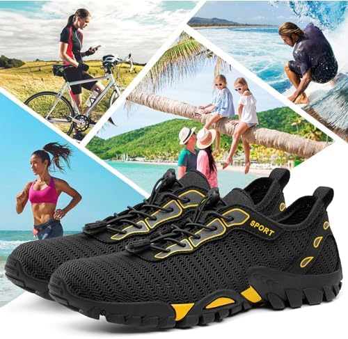 SOBASO Water Shoes Women Men Quick Drying Swim Beach Aqua Shoes for Water Sport Diving Hiking Sailing Travel - Image 2