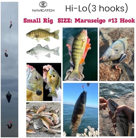 Hi-Lo Rig – Pre-Tied Hooks, PE Line, 4/6 Pack, #13/#16/#20 - Image 4