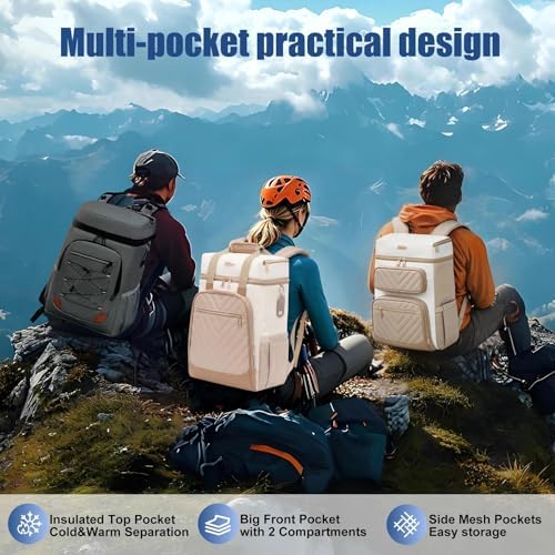 Backpack Cooler Insulated Leakproof, Soft Cooler Backpack for Beach - Image 3