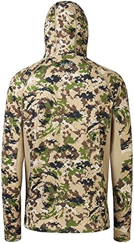 BASSDASH Men's UPF 50+ Camo Long Sleeve Hunting Fishing Hoodie Shirt - Image 2