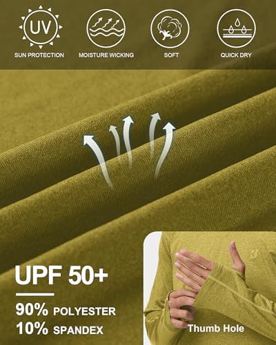 Roadbox Men's UPF 50+ Fishing Shirts, Long Sleeve UV Sun Protection Hoodie - Image 4