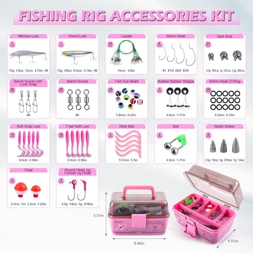 Goture Fishing Kits for Adult,Fishing Pole and Reel Combo, OpenSide Fishing Sling Tackle Storage Bag with 3 Tackle Boxes,Gift for Men - Image 6