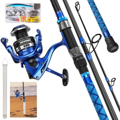 THKFISH 12FT Surf Spinning Fishing Rod Carbon Travel Surf Rod by THKFISH