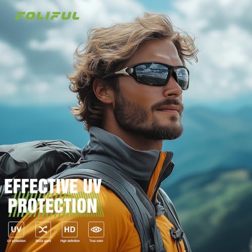 Polarized Sports Wrap Around Sunglasses Men Fishing Running Golf - Image 2