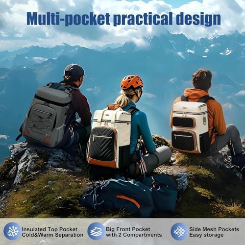 Backpack Cooler Insulated Leakproof, Soft Cooler Backpack for Beach - Image 3
