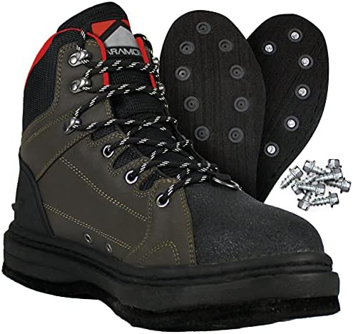 Paramount Outdoors Deep Eddy Wading Boots Felt and Rubber Cleated Outsole by ParamountOutdoors