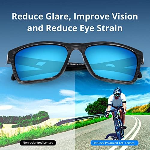 KastKing FlatRock Polarized Sport Sunglasses for Men & Women, UV Protection - Image 4