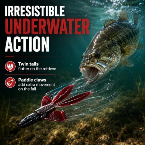 5.5" Creature Bait Soft Plastic Fishing Lures - Image 3