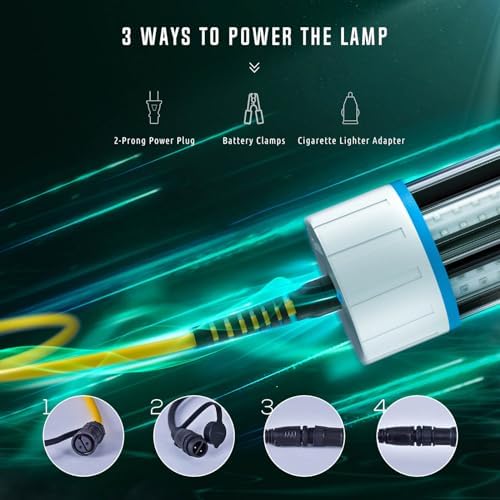 Underwater Fishing Light, Super Bright LED Fish Attractant Lamp - Image 4