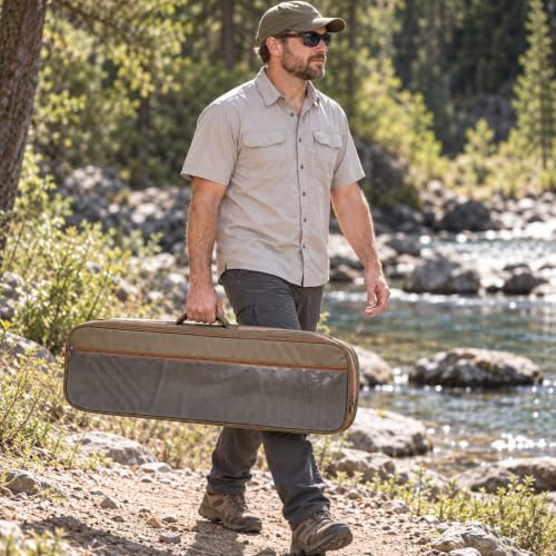Kylebooker Fly Fishing Rod and Reel Travel Bag (Olive) - Image 5