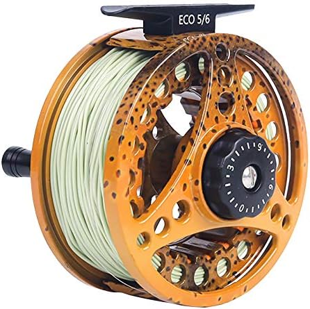 M MAXIMUMCATCH Maxcatch ECO Large Arbor Fly Fishing Reel (3/4wt 5/6wt 7/8wt) and Pre-Loaded Fly Reel with Line Combo - Image 2