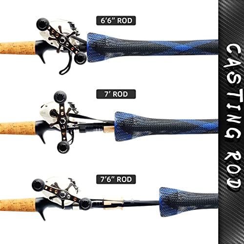 SF Fishing Rod Socks Pole Sleeve Cover Protector Gloves - Image 5