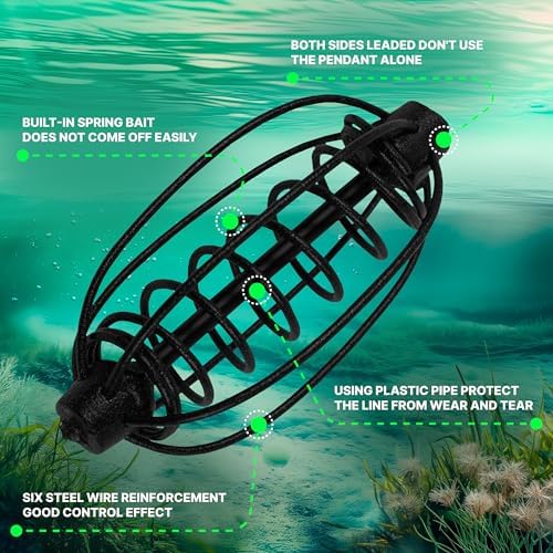 10pcs Spring Fishing Feeder Carp Сrucian Bream Tackle Cage - Image 4