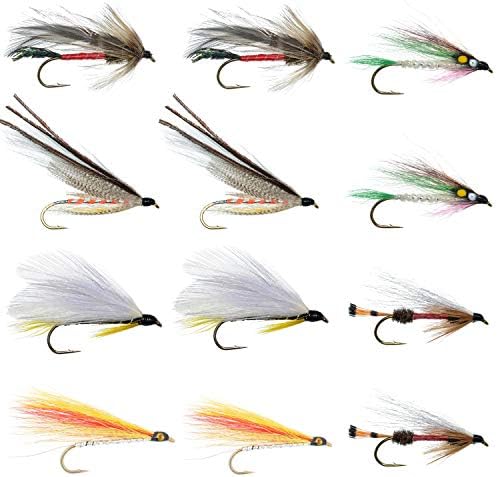 The Fly Fishing Place Classic Streamers Collection - 12 Flies - Size 4 by TheFlyFishingPlace