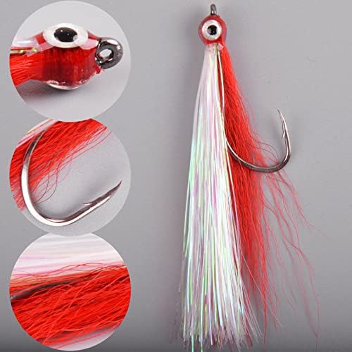 Clouser Minnow Fly Fishing Flies Salmon Trout Steelhead Jig Hooks Saltwater Flies Sea Bass Striper Flounder Fly Fishing Lures - Image 2
