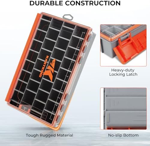 KastKing HyperSeal Waterproof Tackle Box, 3700 Deep Tackle Trays - Image 6