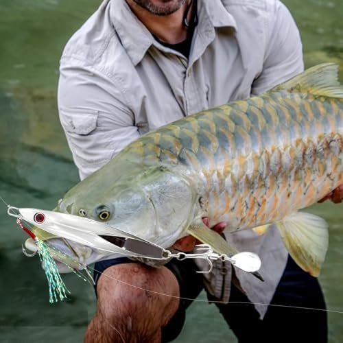 Fishing Vertical Jig Spoon Lures Slow Pitch Design Saltwater Tuna Bait Plus - Image 7