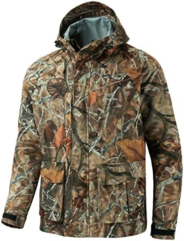 BASSDASH Walker-LW Breathable Waterproof Fishing Hunting Wading Jackets with Silent Outer Fabric for Men Women by Bassdash