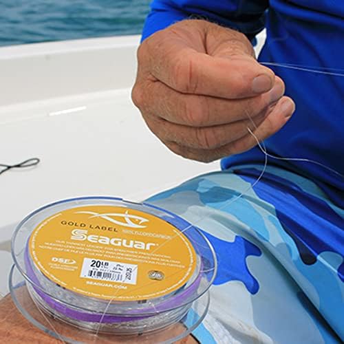 Seaguar Gold Label Fresh & Saltwater Fishing Leader Line, 100% Fluorocarbon - Image 3