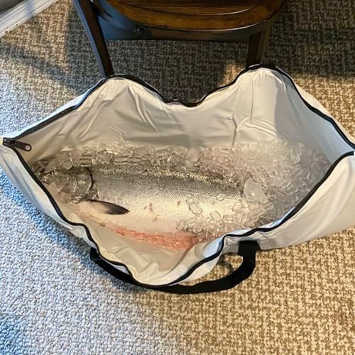 Buffalo Gear Insulated Fish Cooler Bag Portable Fish Kill Bag Keep Ice-cold More Than 48 Hours - Image 2
