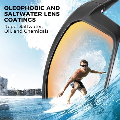 KastKing Huzzah Polarized Sport Sunglasses for Men and Women, Wrap Design - Image 2