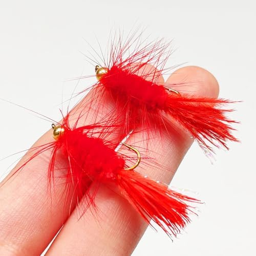 9Pcs Bionics Insects Nymph Flies Fly Fishing Lures Bait for Trout, Bass and Salmon-Streamer Wet Flies - Image 6