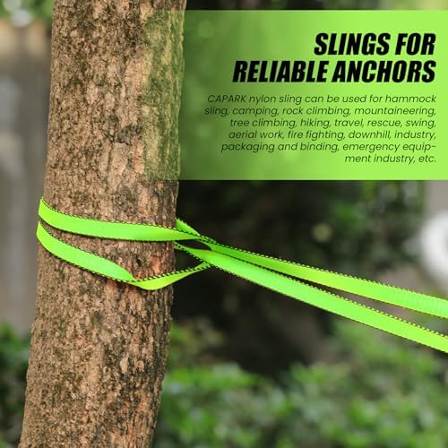 18MM Nylon Climbing Slings Runners 23 kN Strong Webbing Straps for Rock Climbing, Rappelling, Swing, Yoga Hammock etc - Image 6