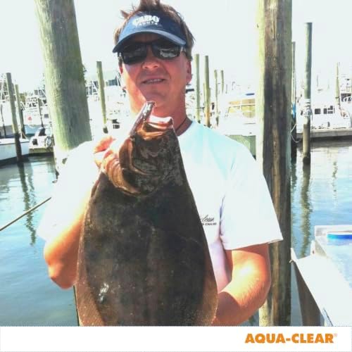 Aqua-Clear Hi-Lo Fishing Rig Teaser Lure, Saltwater Fishing Rig for Flounder Fluke Sea Trout Croaker, 3/0 Wide Gap Hook, 40lb Mono Leader, T Standoff, Hair Teaser, Holographic Minnow - Image 7