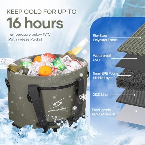 Maelstrom 30 Can Insulated Cooler Bag, Leakproof Soft Ice Chest - Image 2