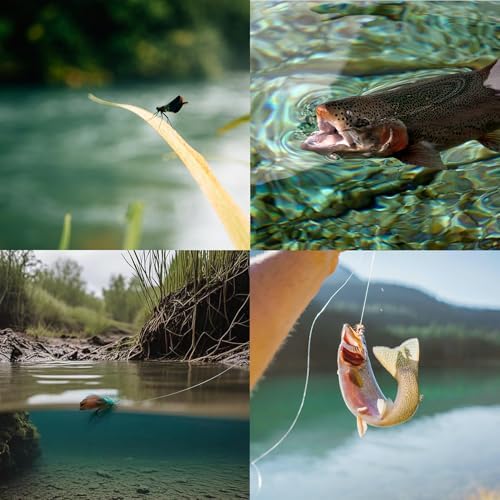 EXAURAFELIS Flying Flies kit Fishing Gear Fishing Lure 64/100/120PCS Dry Wet Flies Tackle Box Fly FishingLures for Bass Salmon Trout Freshwater Walleye Steelhead Bonefish Tarpon Saltwater - Image 6